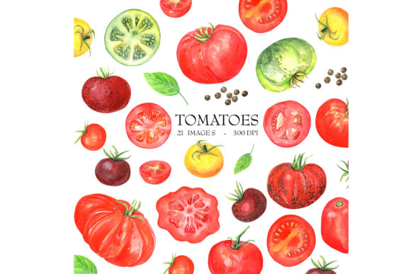Watercolor Tomatoes: Creative Inspiration